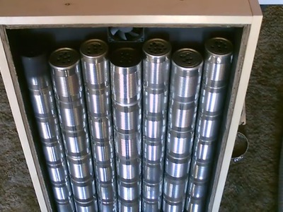 Homemade "Steel Can" Solar Air Heater! DIY - STEEL CAN Air Heater! (140F+) - EASY Instructions!