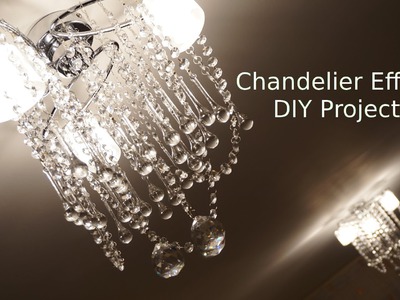 How to Chandelier Effect ceiling light DIY Project