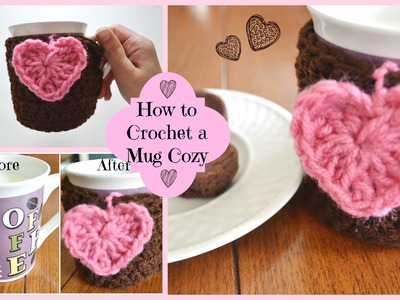 How to Crochet a Cute Mug Cozy! | Ms. Craft Nerd