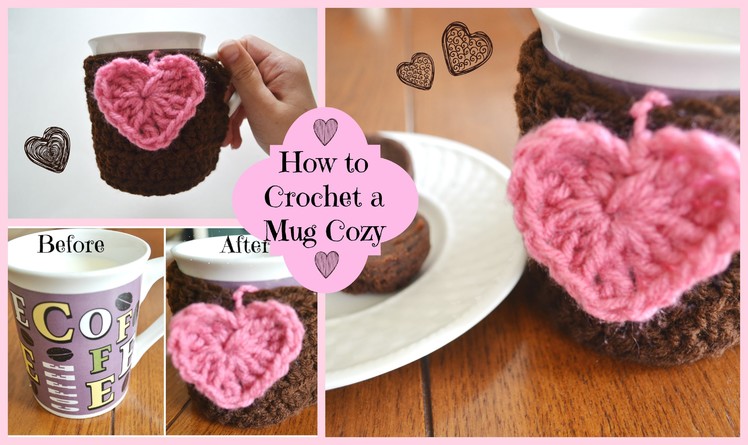 How to Crochet a Cute Mug Cozy! | Ms. Craft Nerd