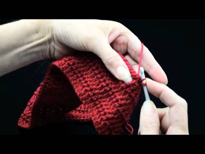 How to Crochet Edgings Part 1 Crab Stitch   k1p1 TV