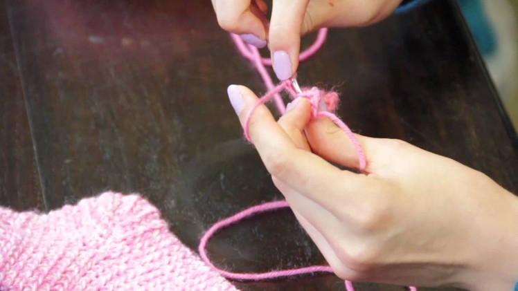 How to Crochet Sock Heels : Crochet Stitches & Techniques