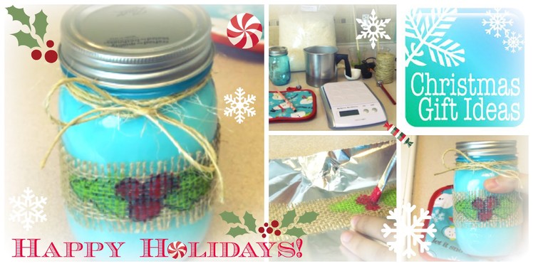 HOW TO: Easy DIY Candle Making For a Christmas Gift | Step By Step Tutorial