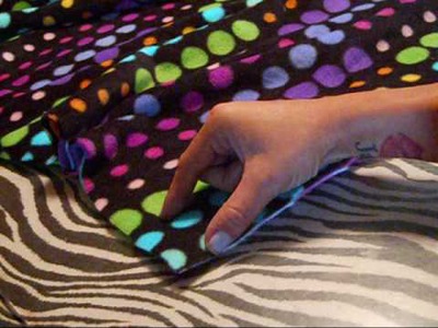 How to easy no sewing diy blanket
