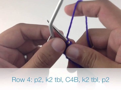 How to Knit the Elliptical Cable (english style)