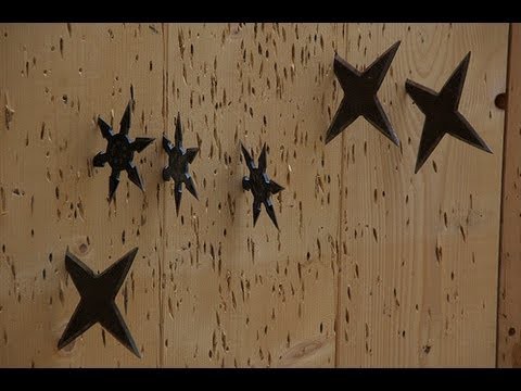 How To Make A Homemade Ninja Star(all metal)