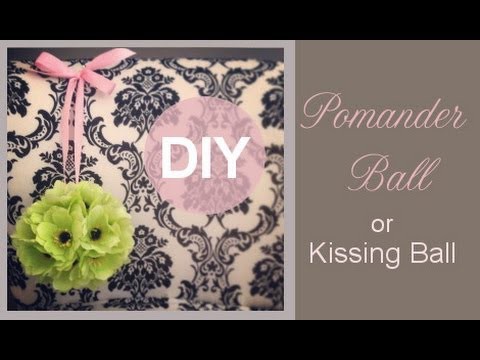 How to make a Silk Flower Pomander Ball (Kissing Ball) : Guest Florist Tracy