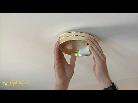 How to Replace Ceiling Light Fixtures For Dummies
