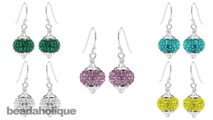 Instructions for Making the Pave Crystal Birthstone Earring Kit