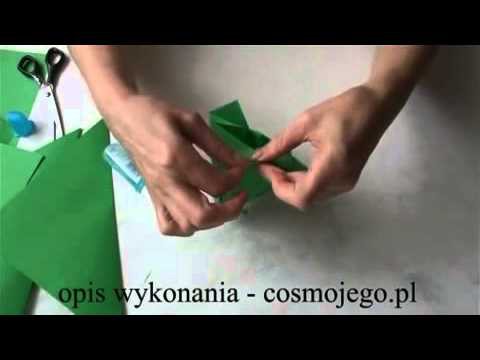 Jak zrobić choinkę origami - choinka z papieru - ozdoby świąteczne