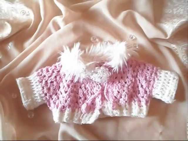 Knit a baby jacket