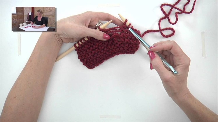 Knitting Help - Fixing a Dropped Garter Stitch