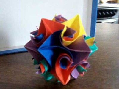 Kolorowe Kule kusudama origami