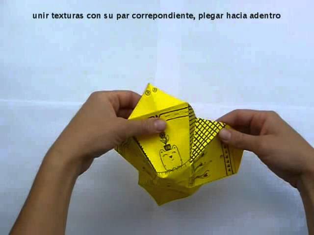 Maceta en origami