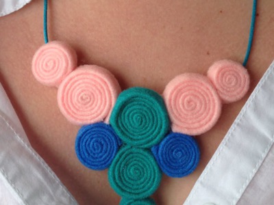 Make a Colorful Felt Statement Necklace  - Style - Guidecentral