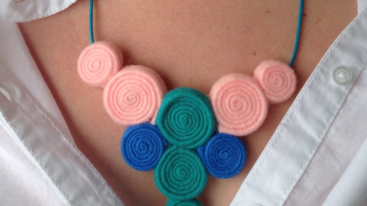Make a Colorful Felt Statement Necklace  - Style - Guidecentral