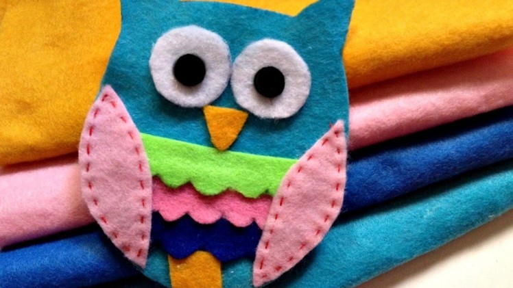 Make a Cute Adhesive Felt Owl Applique - DIY Crafts - Guidecentral