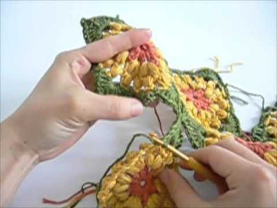 Marigold Crochet Bag Video Tutorial 3 - How to Join Crochet Squares