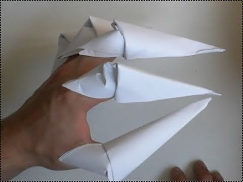 Origami-Anleitung: Krallen