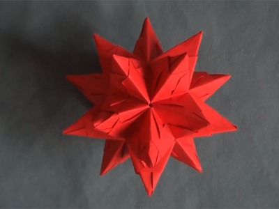 Origami : Etoiles de Noël