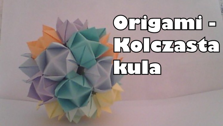 Origami - Kolczasta kula