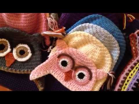 OWLS HAT crocheted by CROCHET FIRENZE - B.L.