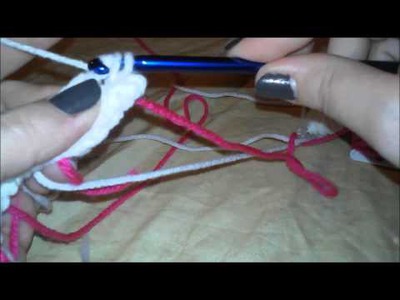 PART 1 Color changing in Tunisian crochet bobbins