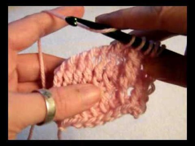 Tunisian crochet: Post Stitch Bobble