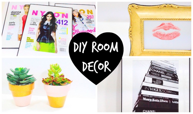 4 DIY Room Decor Ideas ♡ | BeautybyBlaire