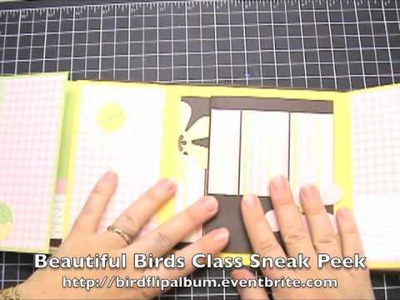 Bird Flip Book Scrapbook Sneak Peek