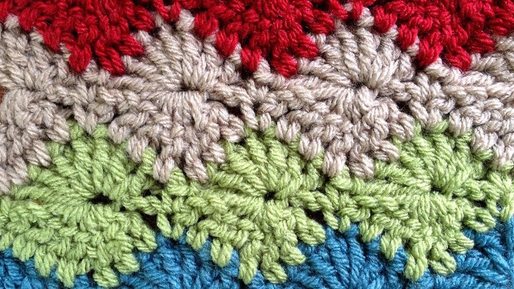 Catherine Wheel LEFT Crochet Stitch Part 1 of 2 by Maggie Weldon