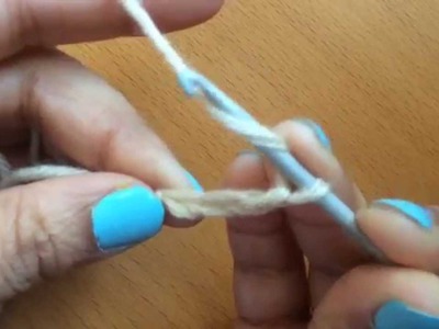 Chainless double crochet (US) or treble crochet (UK) foundation