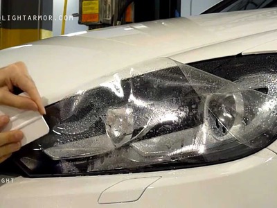 Clear Headlight Protection Tint Film Kit DIY - Volkswagen Golf R - Headlight Armor