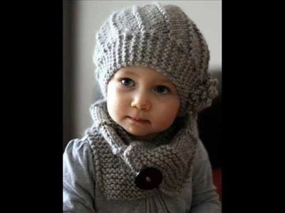 Cool Wool Hat and Cowl Set - Knit Hat Pattern