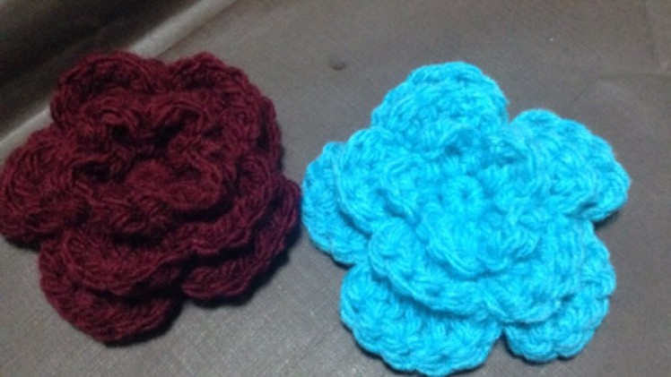Create Cute 3 Layered Crochet Flowers - DIY Crafts - Guidecentral