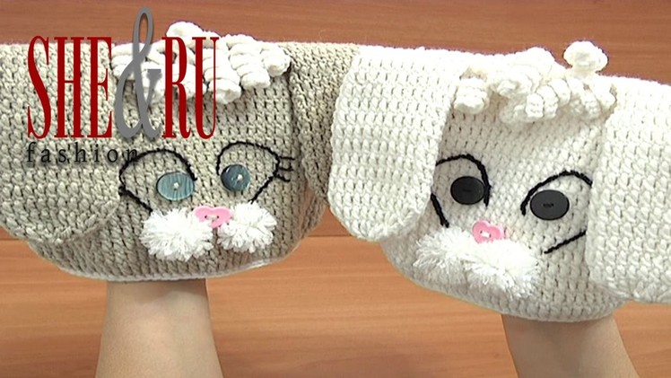 Crochet Bunny Hat Tutorial 1 Part 1 of 3  Crochet sombrero del conejito