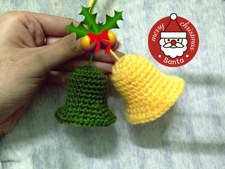 [Crochet] Cách móc quả chuông trang trí Giáng sinh
