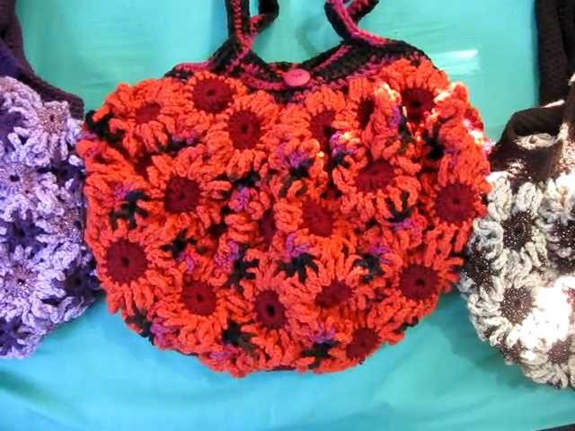 Crochet Flower Purses 7