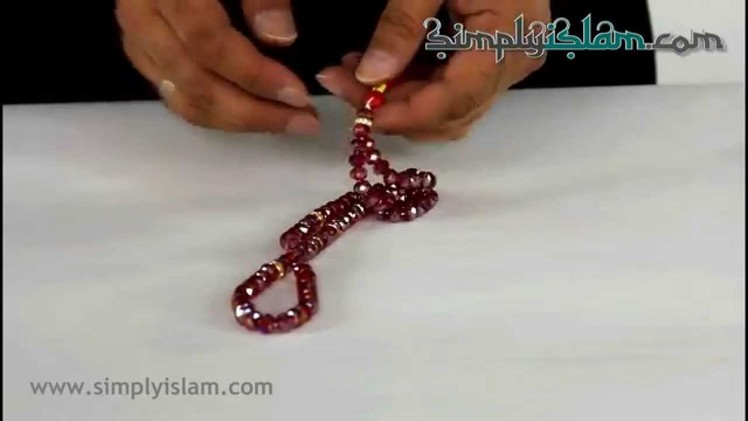 Crystal Plastic Tasbeeh Tasbih Worry Beads by Simplyislam.com