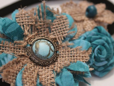 DIY Burlap & Blossoms Headband - Whitney Sews