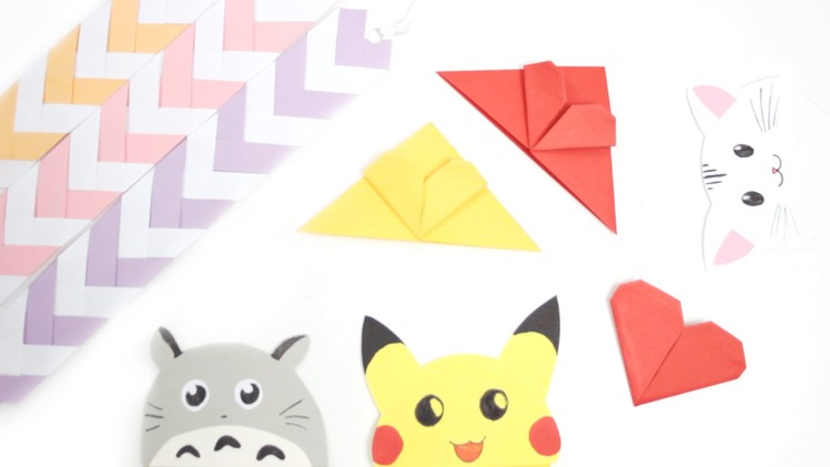 DIY: Cute & Easy Bookmark Ideas - Back to School