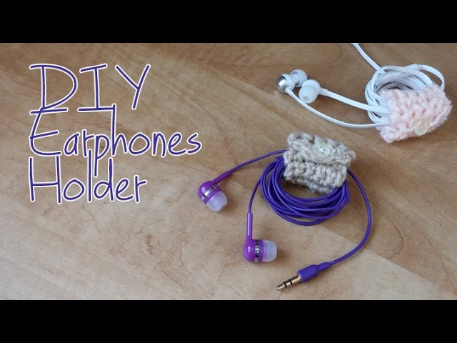 DIY: Earphones  Holder - Easy Crochet Tutorial