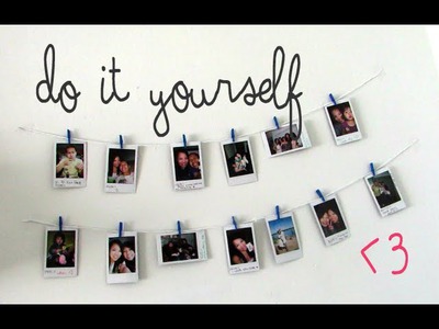 DIY: Easy & Fast Hanging Picture Display
