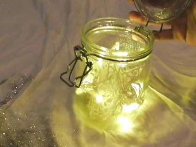 DIY Holiday decorations: Winter Jars