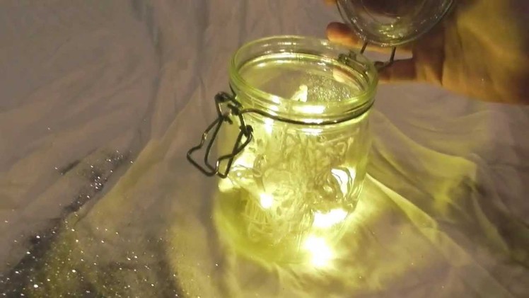 DIY Holiday decorations: Winter Jars