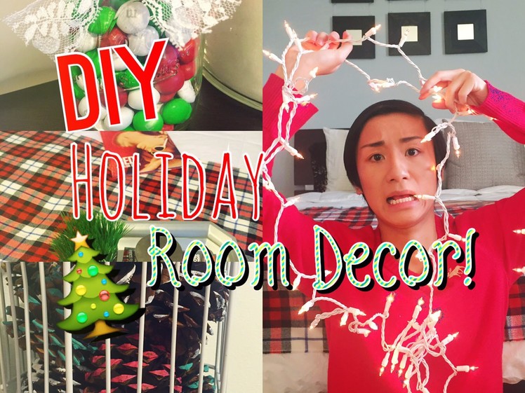 DIY Holiday Room Decorations + Easy Ways to Organize!
