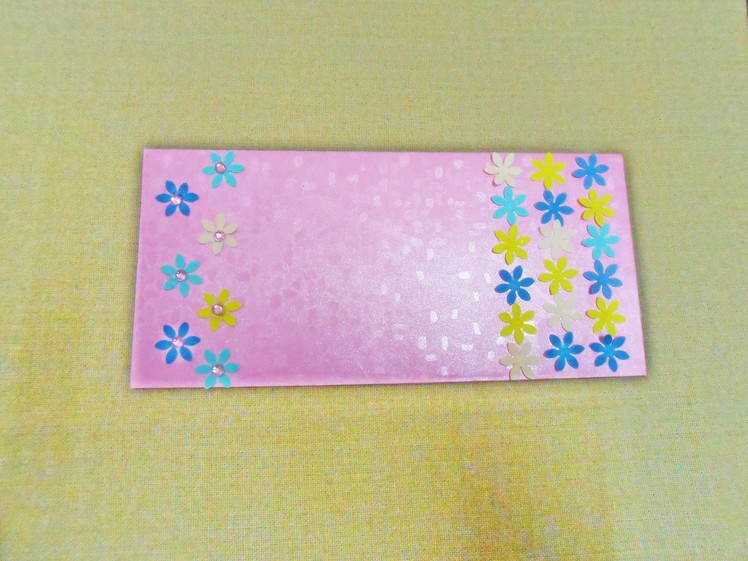DIY: How to Decorate Greeting Envelope with Punch Craft
