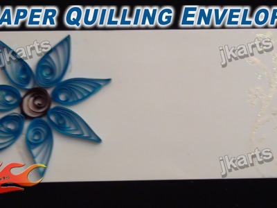 DIY Paper Quilling Designer Envelope  - JK Arts 224
