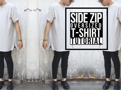 DIY: Side Zip Oversized Shirt