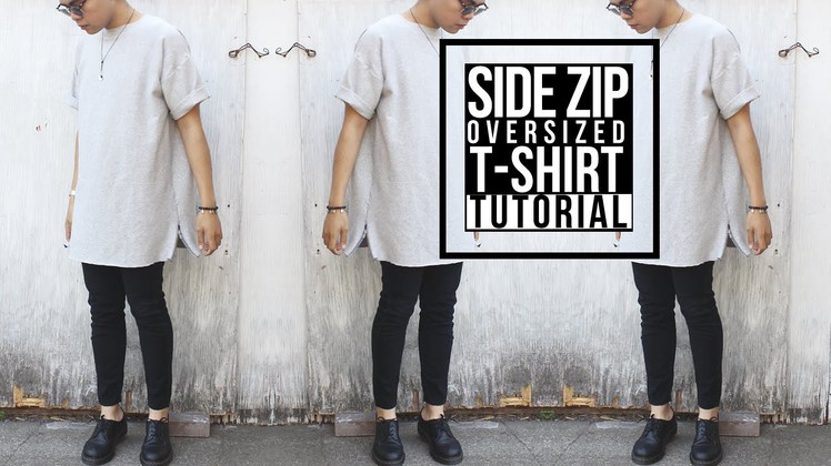 DIY: Side Zip Oversized Shirt